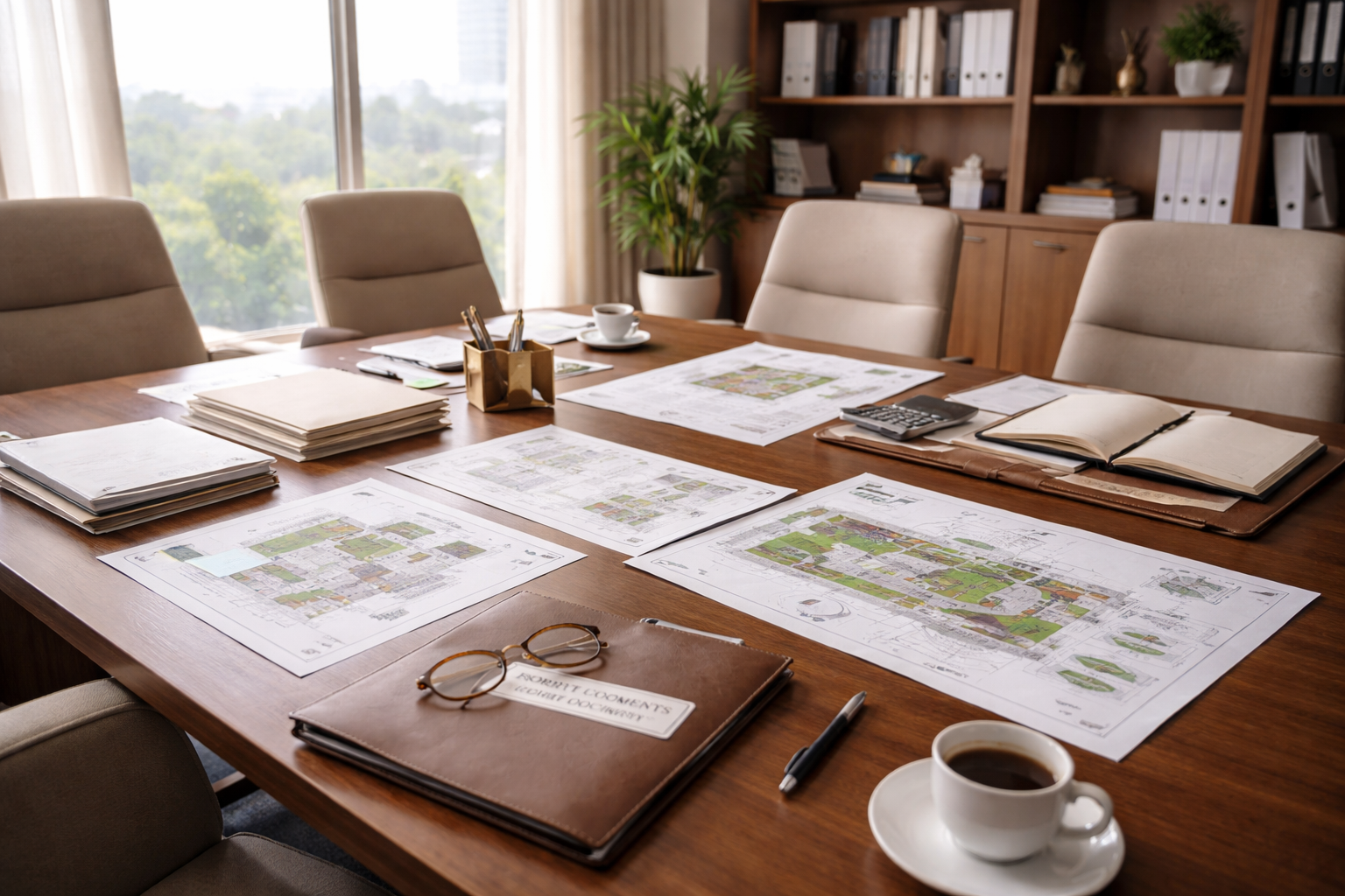 Founder-led real estate advisory workspace