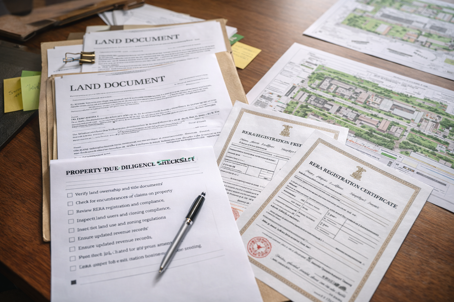 Property legal due diligence documents